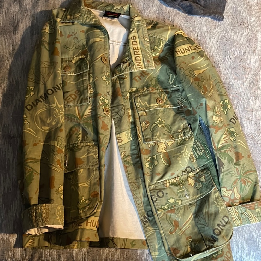 Diamond Supply Co. x The Hundreds military jacket size M